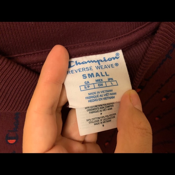 Like New Champion Women Print Sweatershirt - Picture 6 of 8